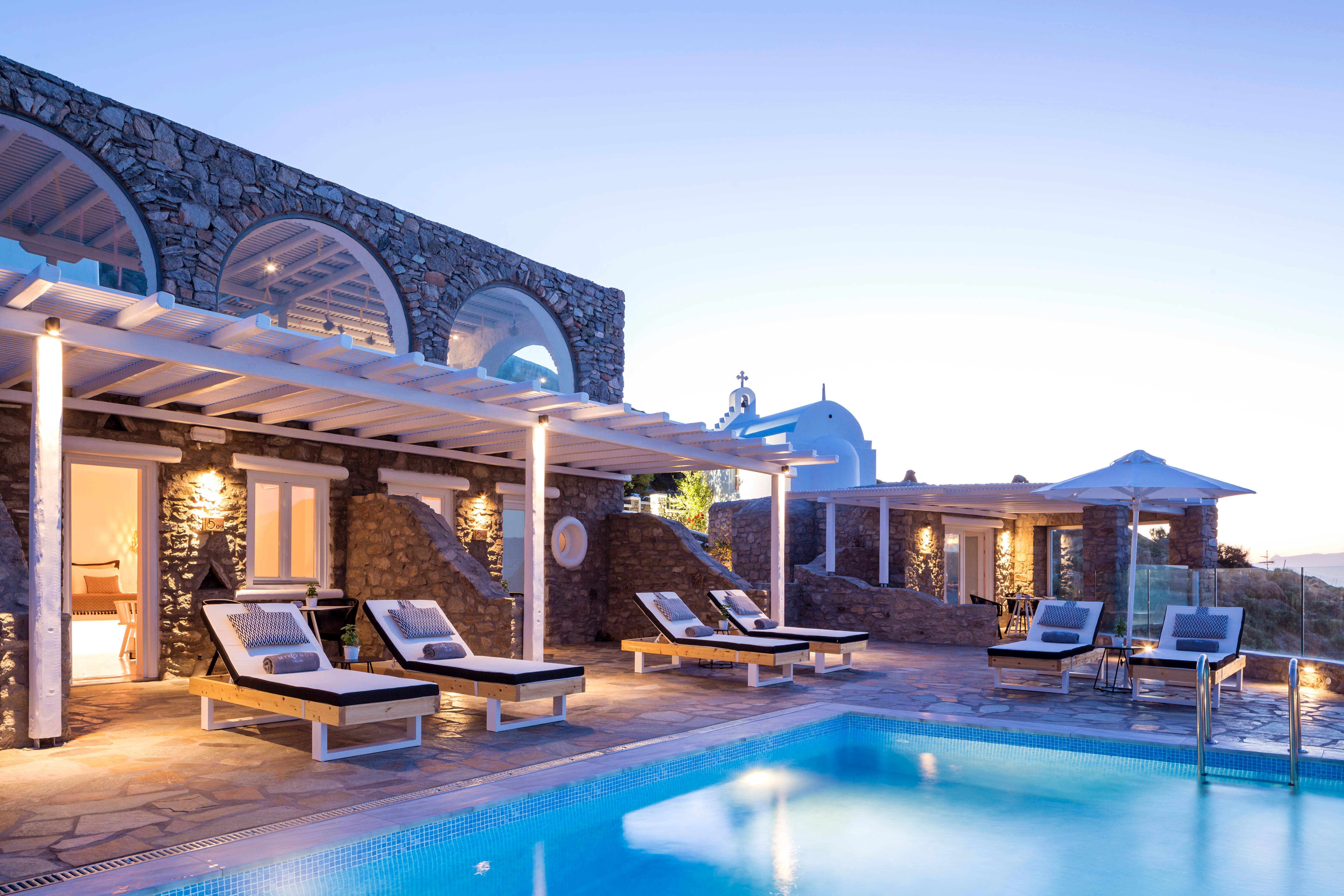 Mykonos No5 Luxury Suites & Villas Mykonos Town Exteriör bild